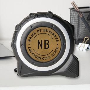Faux Leather Business Monogram Stamp 1