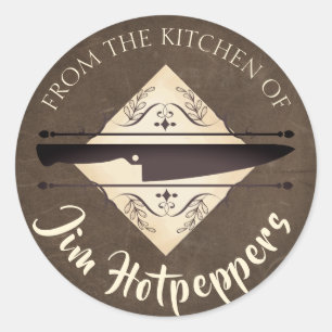 Faux leather chefs knife from the kitchen of label