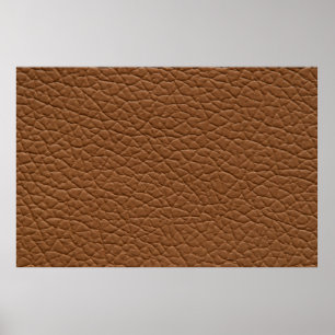 Faux leather light brown shades major texture. abs poster