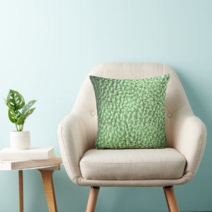 Faux Leather Mermaid Green Cushion