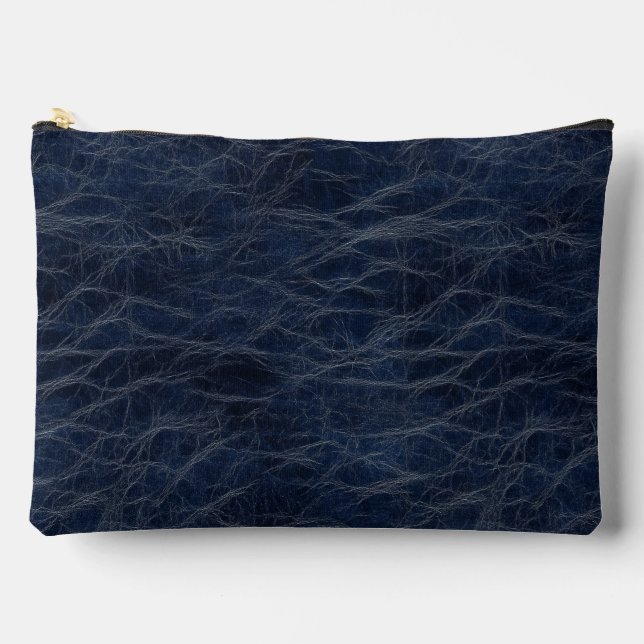 Faux Leather Print  Accessory Pouch (Front)