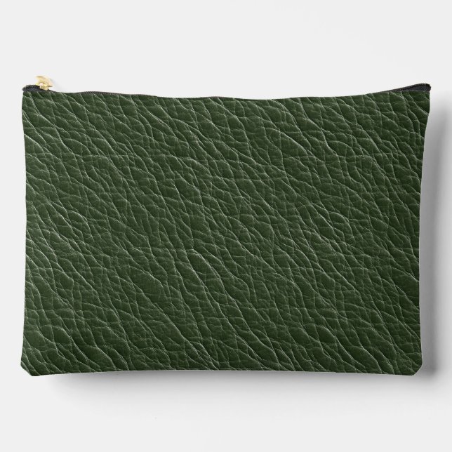 Faux Leather Print  Accessory Pouch (Front)
