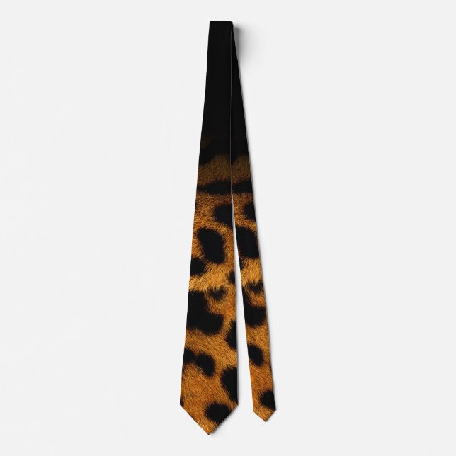 *~* Faux Leopard Cozy Look Fur Tie (Front)