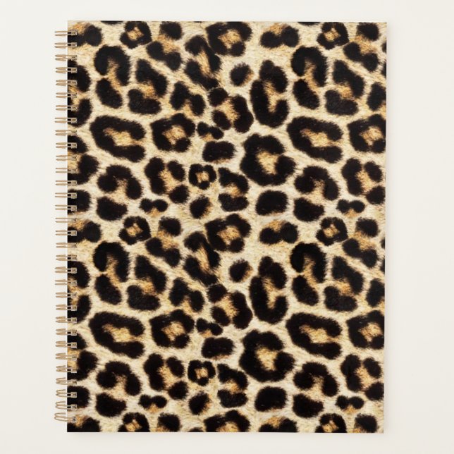 Faux Leopard Fur | Fake Fur Cherie's Art Planner (Front)
