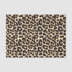 Faux Leopard Fur Pattern Tissue Paper
