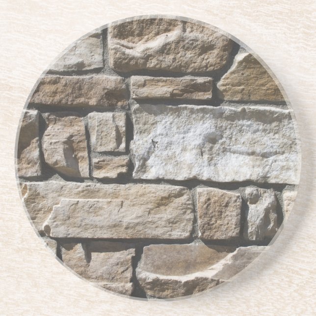 Faux Limestone Bricks Coaster (Front)