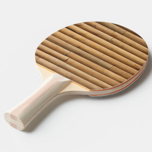 Faux Log Cabin Siding Ping Pong Paddle