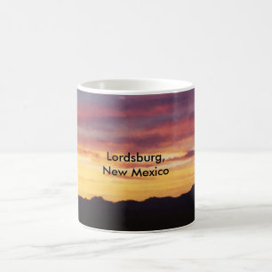 Faux Lordsburg New Mexico Sunset Mug