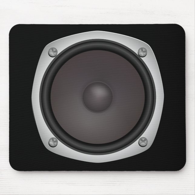 Faux Loudspeaker Mouse Mat (Front)