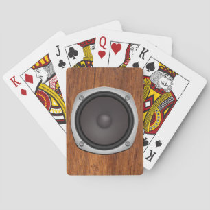 Faux Loudspeaker Playing Cards