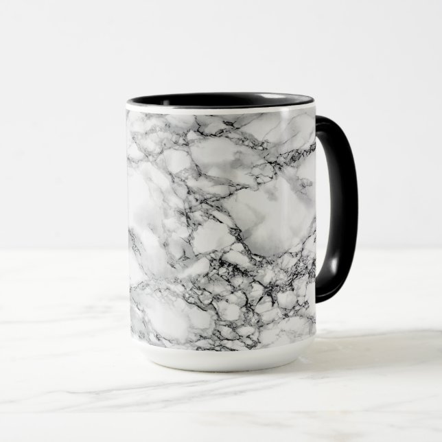 Faux Marble Coffee Mug (Front Right)