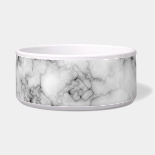 Image of Faux Marble Pet Bowl