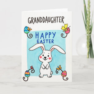 Faux Marker Granddaughter Easter Card