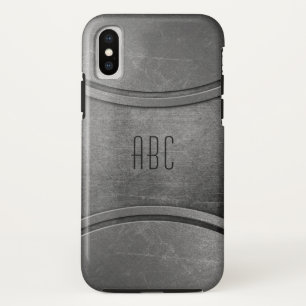 Faux Metal custom monogram phone cases