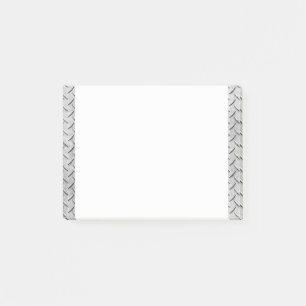 Faux Metal Diamond Plating Background Image Post-it Notes