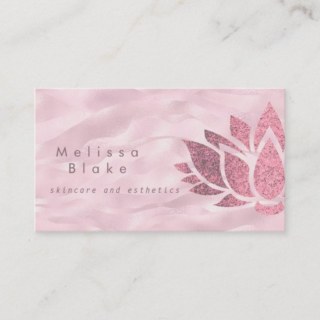faux metallic effect business card (Front)