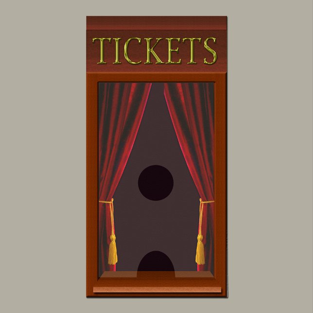 Faux Movie Theater Ticket Window Poster (Creator Uploaded)