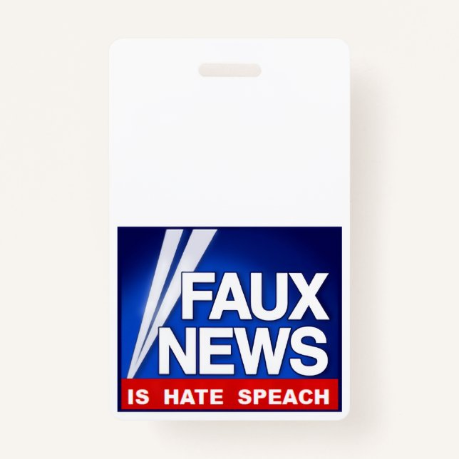 Faux News ID Badge (Front)