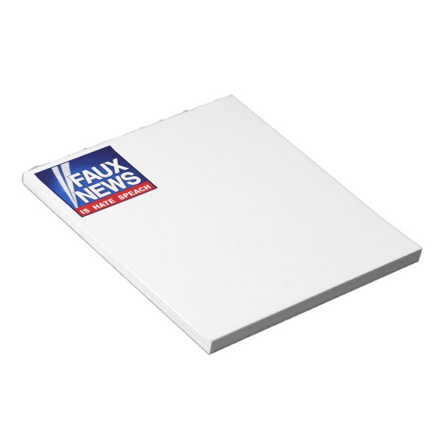 Faux News Notepad (Angled)