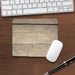 Faux Old Wooden Barrel Mouse Mat<br><div class="desc">Brown,  grey and/or black tree bark photos or wood cut board photos (not real wood or tree bark).</div>