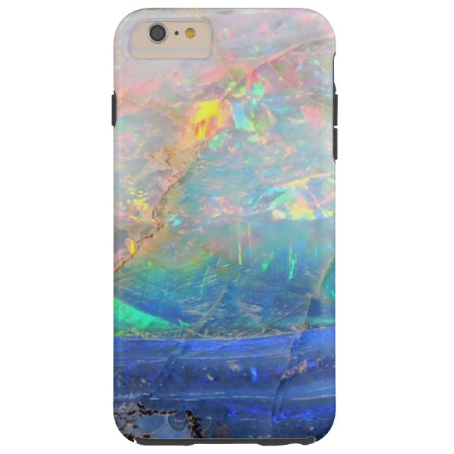 Faux opal gem gemstone mineral bling bokeh hipster Case-Mate iPhone case (Back)