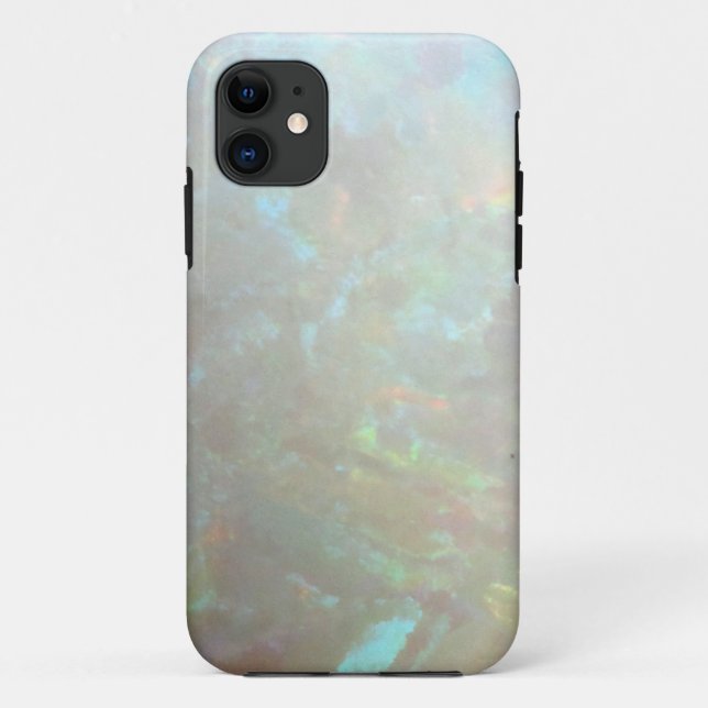 Faux opal gem gemstone mineral photo hipster bokeh Case-Mate iPhone case (Back)