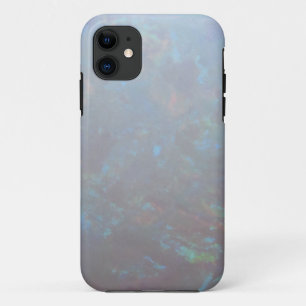 Faux opal gem geode gemstone photo hipster bokeh iPhone 11 case