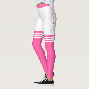 Faux Over Knee Socks Funny Leggings Custom Name