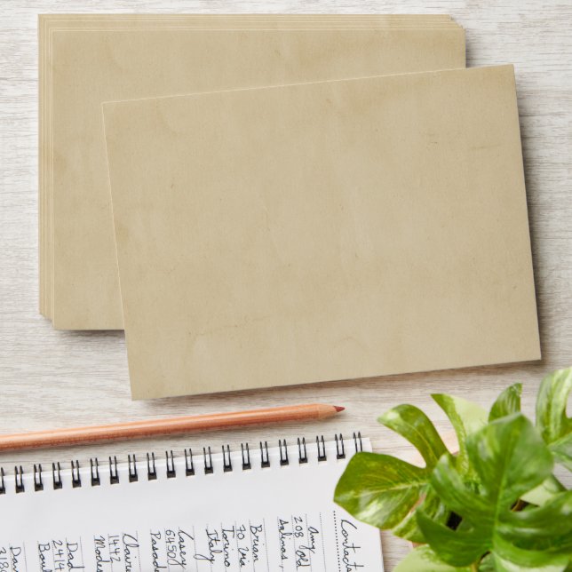 Faux Parchment Wedding Envelopes (Stacked)