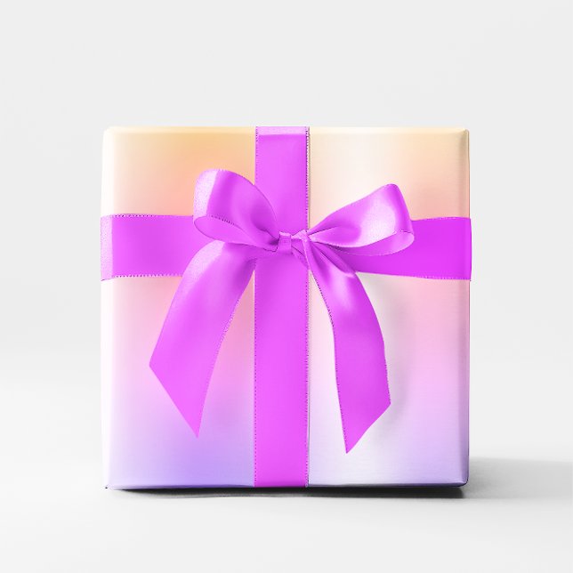 Faux Pastel Rainbow Foil Ombre Wrapping Paper (Faux Pastel Rainbow Foil Ombre Wrapping Paper)
