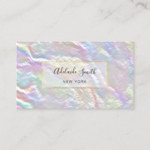 FAUX pearlescent texture Business Card