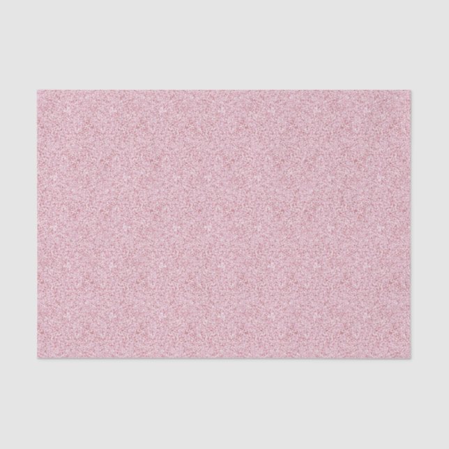 Faux Pink Glitter Tissue Paper (Front)