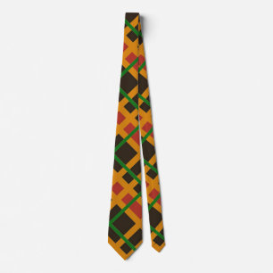 Faux Plaid No 3 Tie