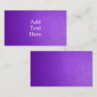 Faux Purple Leather