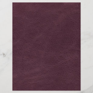 Faux Purple Leather Texture Scrapbook Paper