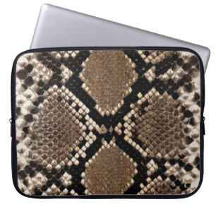 Faux Python Snake Skin Lap Top Sleeve