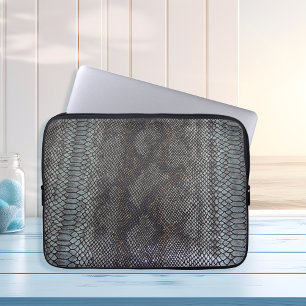 Faux Python Snakeskin Intricately Detailed Laptop Sleeve