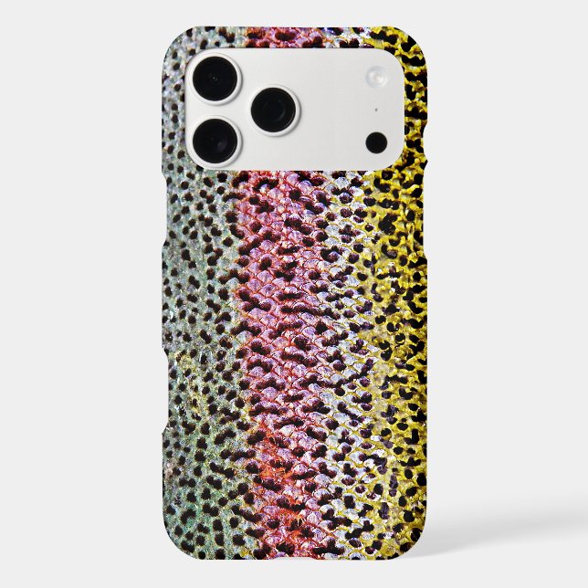 Faux Rainbow Trout Scale Texture Look Pattern (Back)