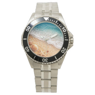 Faux resin ocean ewatch watch