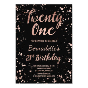 21st birthday invitations announcements zazzle uk