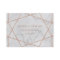 Faux Rose Gold Geometric on Marble Look Referral