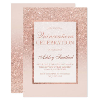 quinceanos invitations