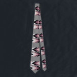 faux rose gold white marble purple black geometric tie<br><div class="desc">Modern and trendy design featuring faux rose gold,  white marble,  purple and black triangles on a grey background.</div>