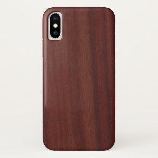 Faux Rosewood iPhone X Case