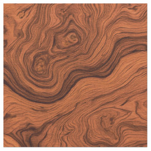 Faux Rustic Walnut Pattern  Fabric