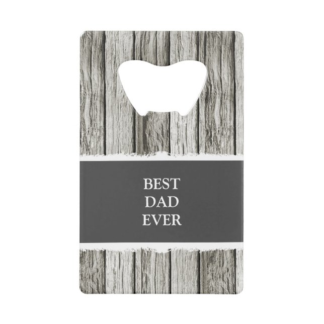 Faux rustic wood 1 photo daddy white grey (Front)