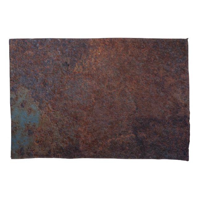 Faux Rusty Metal pillowcase (Front)