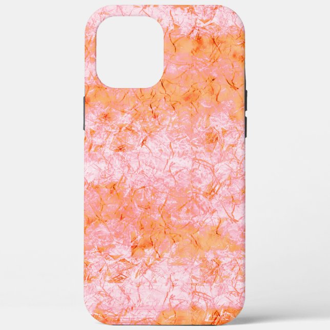 Faux salmon leather, off-white Case-Mate iPhone case (Back)