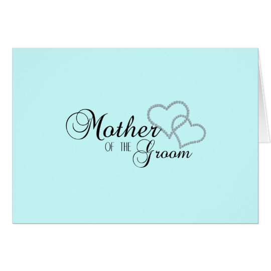 Faux Show Mother of the Groom Card