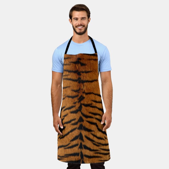 Faux Siberian Tiger Skin Apron (Worn)